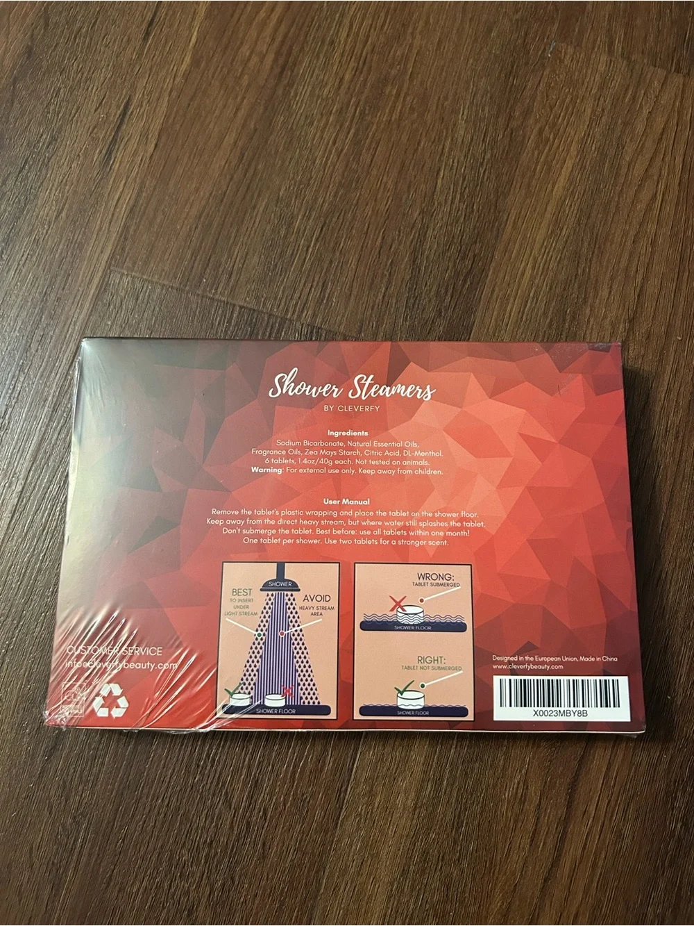 NEW Shower Steamers by Cleverfy 6 Tablets
